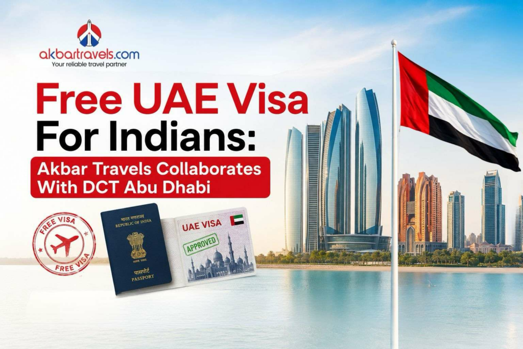 Free UAE Visa For Indians: Akbar Travels Collaborates With DCT Abu Dhabi