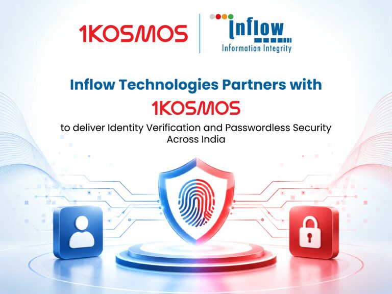 Inflow Technologies Partners with 1Kosmos to Deliver Identity Verification and Passwordless Security Across India