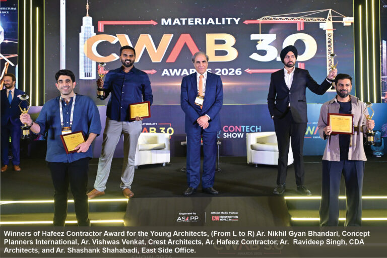 Hafeez Contractor raises urban concerns at CWAB Awards