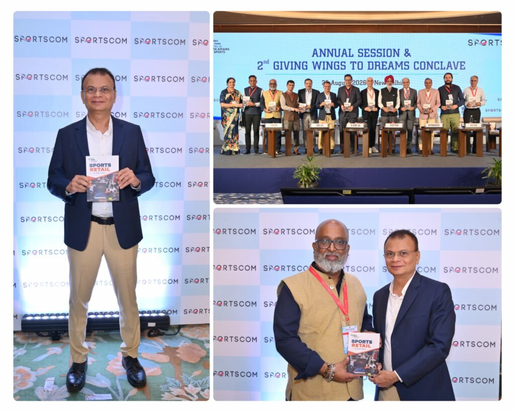 The International Institute of Sports & Management (IISM) and Total Sports & Fitness Jointly Launch Knowledge Series Book on Sports Retail at SPORTSCOM – Giving Wings to Dreams Conclave 2026