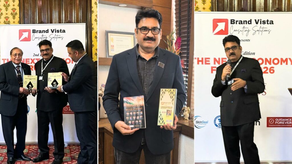 Dr. Roger Kumar Honoured as “India’s Iconic Brand & Leader 2026” at The Next Economy Forum 2026