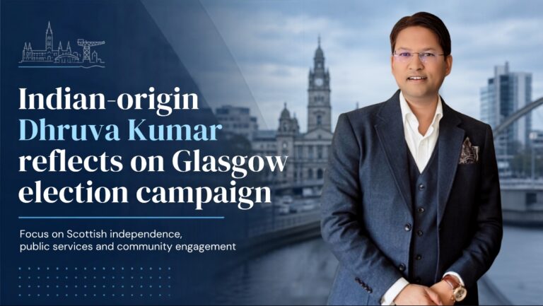 Indian-Origin Prof. Dhruva Kumar Reflects on Glasgow Election, Vows to Continue Public Engagement