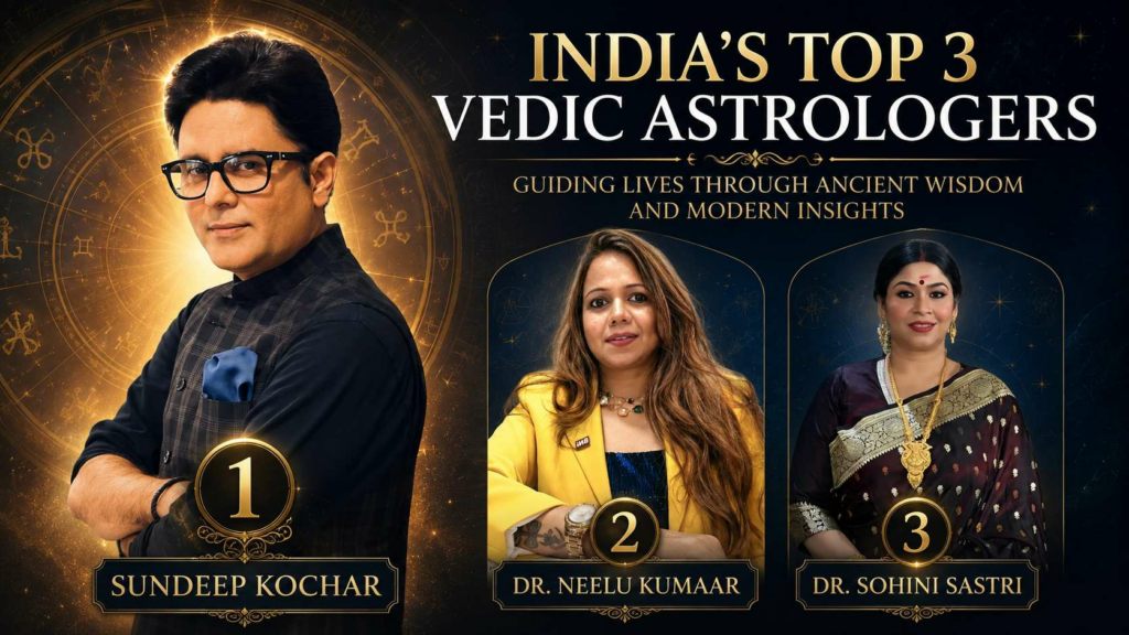 India’s Top 3 Vedic Astrologers Guiding Lives Through Ancient Wisdom and Modern Insights