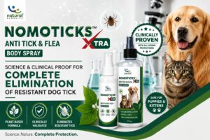 Laboratory and Clinical Studies Validate Plant-Based Nomoticks Xtra Spray for Complete Elimination of Resistant Dog Ticks