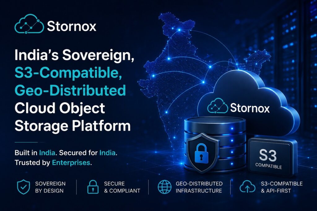 Stornox: India’s Sovereign, S3-Compatible, Geo-Distributed Cloud Object Storage Platform