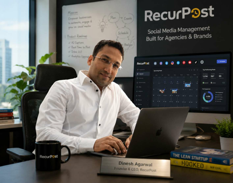 From a College Dorm in 2000 to 100,000 Businesses Worldwide: The 26-Year Bet Behind Dinesh Agarwal’s RecurPost