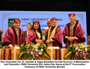 “Dikshant Is Not Shikshant”: Governor Shri Jishnu Dev Varma Redefines Graduation at HSNC University’s 5th Convocation Ceremony