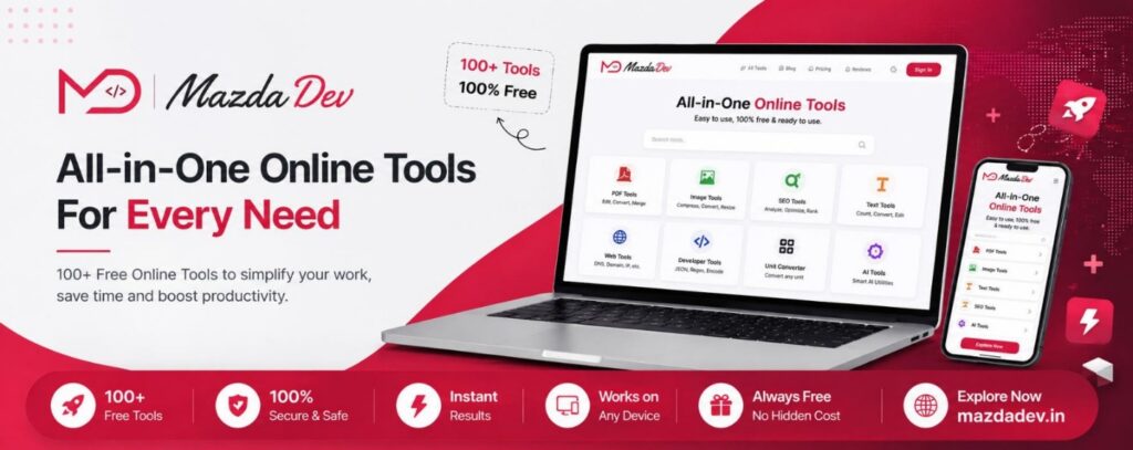 Mazdadev – One Browser-Based Platform for Everyday Digital Work