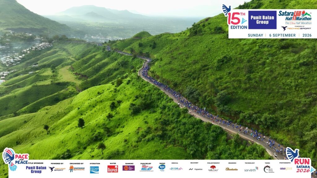 Satara comes alive for the milestone 15th edition of Punit Balan Group Satara Hill Half Marathon powered by TechnoSport