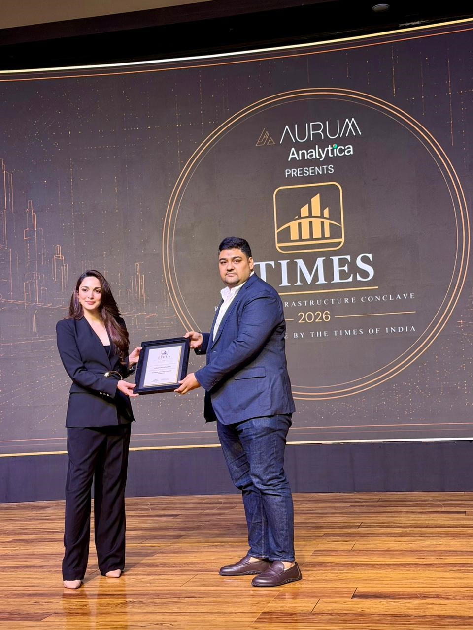 Neyaz Khalid Noor Honoured at Times Realty & Infrastructure Conclave 2026