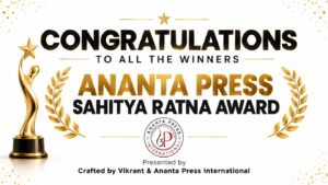 Ananta Press and Crafted by Vikrant announces the Winners of Ananta Press Sahitya Ratna Awards and National Young Author’s Awards 2026