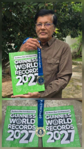 Guinness World Records VIP Personalized Book 2027 Features Hyderabad Philatelist Sankara Rao Kondapaneni for Promoting Hobbies for Humanity