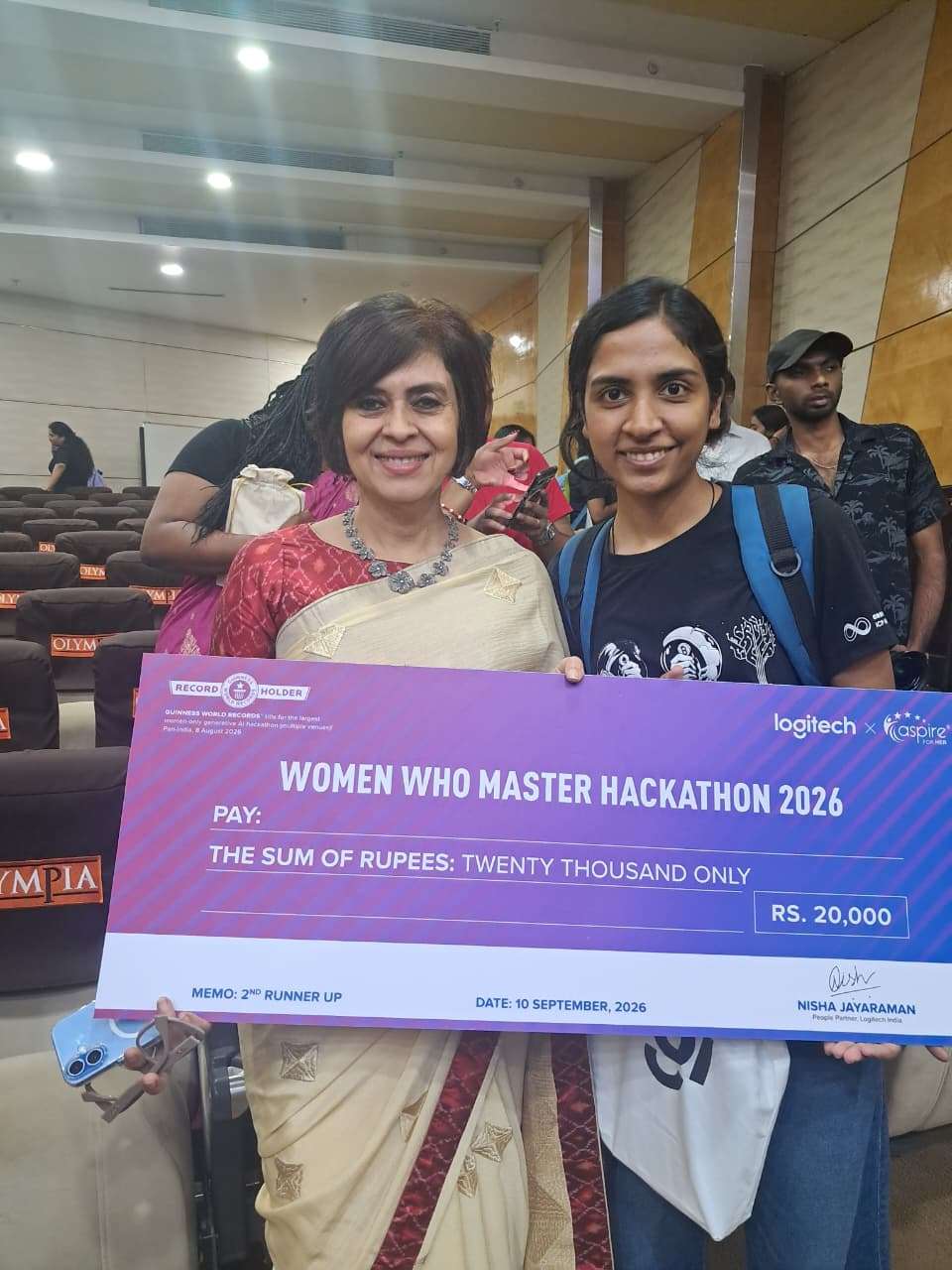 GL Bajaj Student Secures Second Runner-Up Position at Women Who Master Hackathon 2026