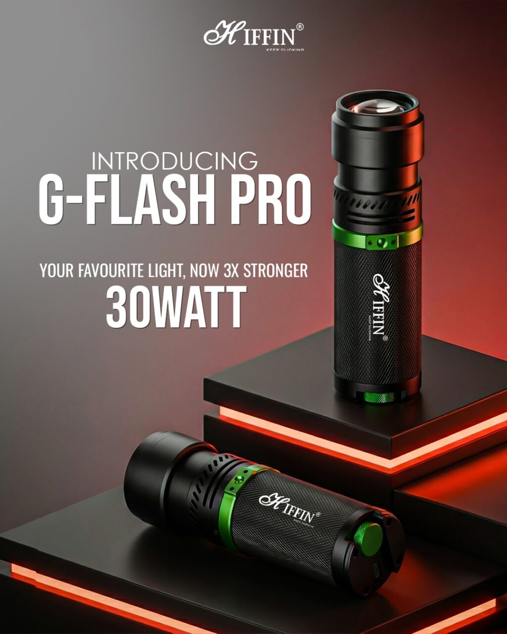 HIFFIN G-Flash PRO RGB LED Light brings compact, creative lighting to content creators
