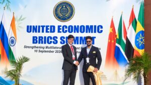 Mikki Koomar Felicitated by the President of the Indian Economic Trade Organization at the United Diplomatic BRICS Summit – 2026