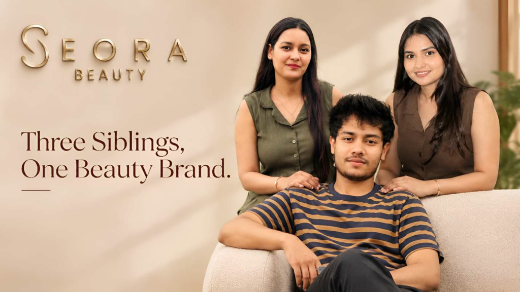Three Ludhiana Siblings Turn Their Different Skills Into a Growing Beauty Brand – Seora Beauty