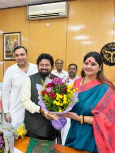 VKDL NPA Advisory Council Chairman V. K. Dubey Felicitated by Uttar Pradesh Women Commission Chairperson Babita Singh Chauhan