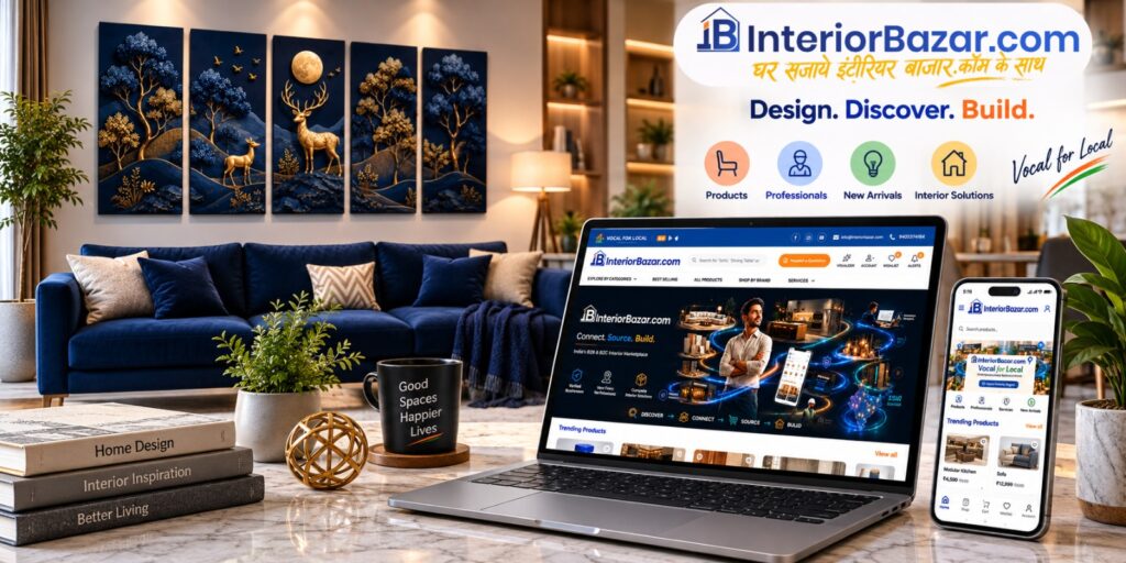 InteriorBazar.com — The New Digital Address for India’s Interior & Exterior Marketplace