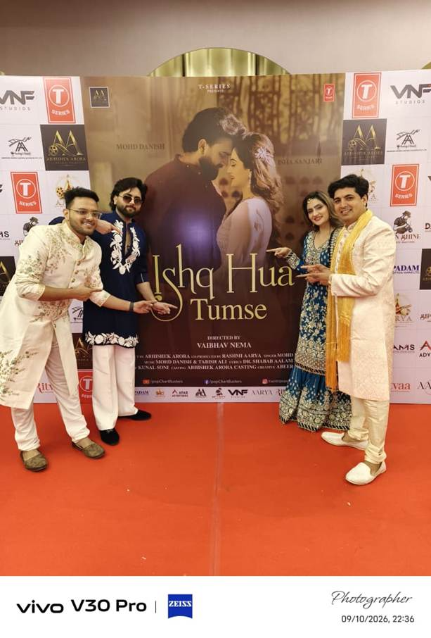 Abhishek Arora Productions Hosts a Royal Wedding-Themed Grand Launch for New Song “Ishq Hua Tumse