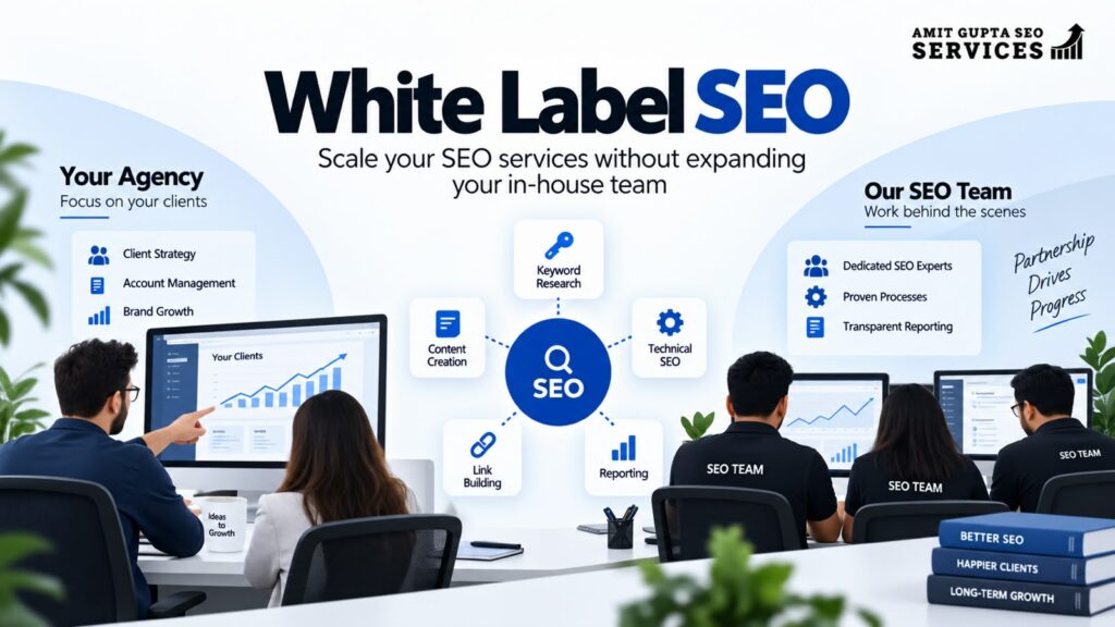 Amit Gupta SEO Services Launches White Label SEO Services for Digital Agencies Worldwide