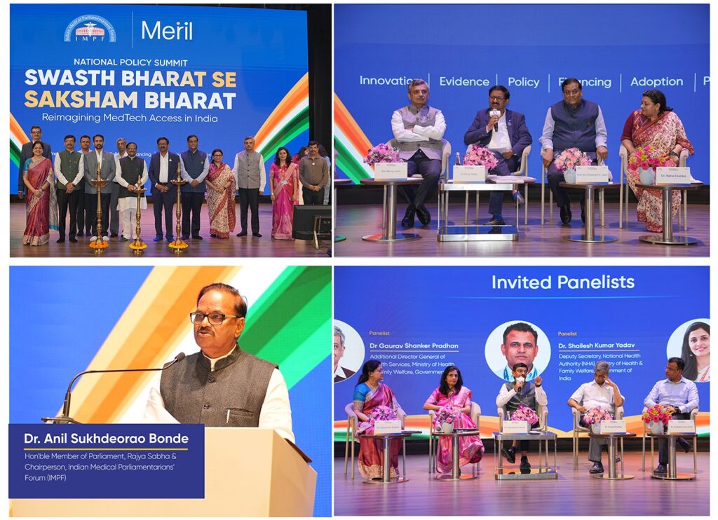 Indian Medical Parliamentarians’ Forum Organises National Policy Summit on ‘Swasth Bharat Se Saksham Bharat’ to Reimagine MedTech Access in India
