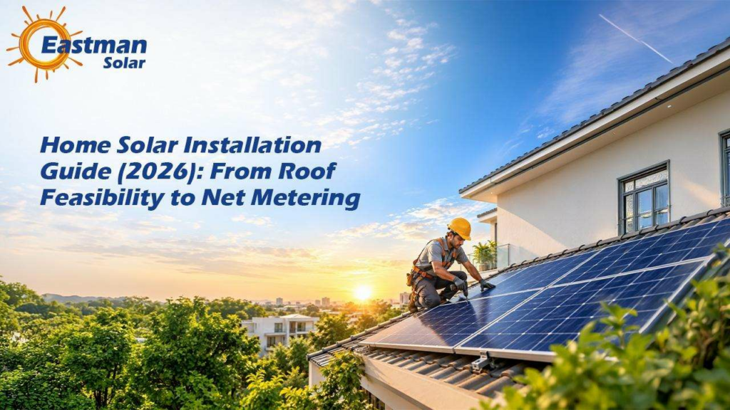Home Solar Installation Guide (2026): From Roof Feasibility to Net Metering