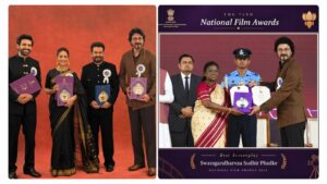 Yogesh Deshpande wins National Film Award for Best Screenplay for Swargandharva Sudhir Phadke