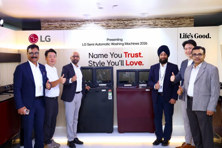 LG India Introduces New Range of Semi-Automatic Washing Machines, Combining Powerful Performance, Smart Convenience and Bold Design