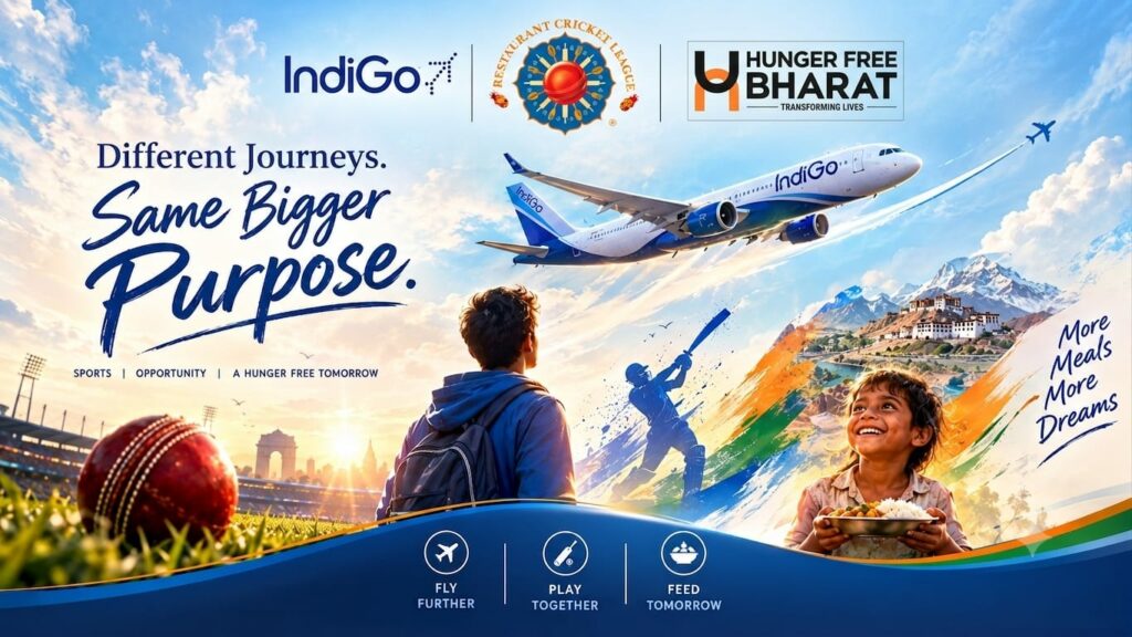 IndiGo Airlines Steps Forward for a Noble Cause, Joins National Movement ‘Hunger Free Bharat’
