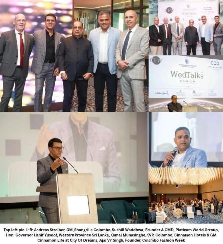 WEDTALKS FORUM BY PLATINUM WORLD GRROUP CONCLUDES IN COLOMBO WITH A FIVE-YEAR ROADMAP TO POSITION SRI LANKA AS A GLOBAL WEDDING DESTINATION