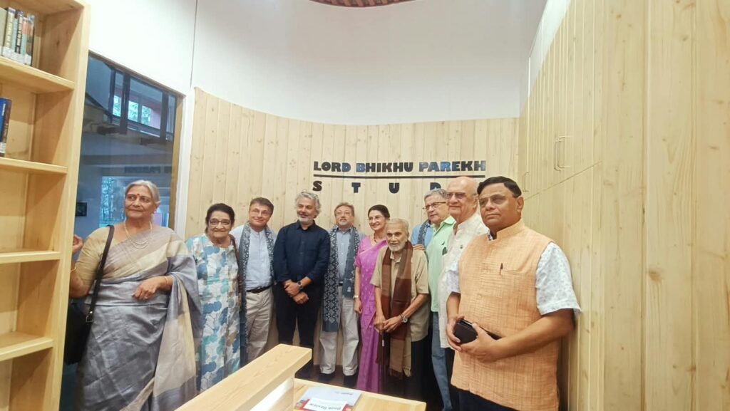 Navrachana University Inaugurates the “Lord Bhikhu Parekh Study” at NUV Library