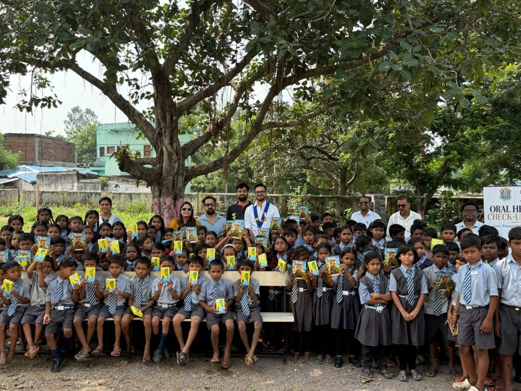Raipur United Round Table 344 Takes Oral Health Awareness to Children at Jarodha School