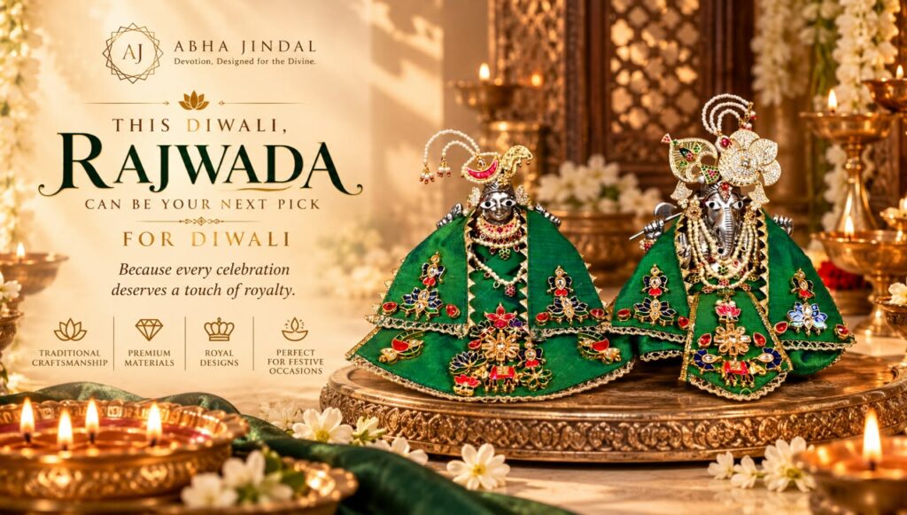 Label Abha Jindal Announces Global Launch of the Rajwada Poshak Collection for Thakurji