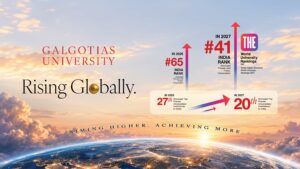 Galgotias University Soars 24 Places to Rank 41st in India in Times Higher Education World University Rankings 2027