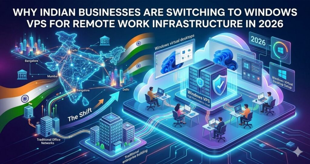 Why Indian Businesses Are Switching to Windows VPS for Remote Work Infrastructure in 2026