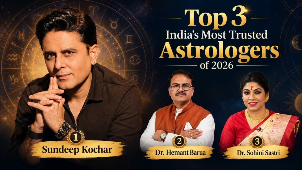 Top 3 India’s most trusted astrologers of 2026.