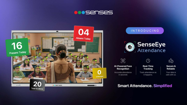 Senses Electronics Launches SenseEye: Innovative AI Face Recognition Attendance for Smart Classrooms