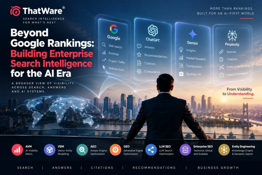 Beyond Google Rankings: ThatWare Builds an Enterprise Search Intelligence Model for the AI Era