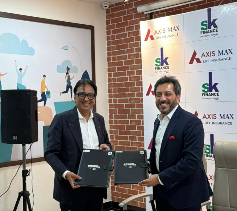 Axis Max Life Insurance Partners with SK Finance to Extend Credit Life Protection to Emerging Markets