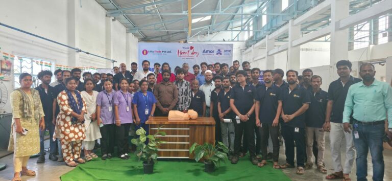Amor Hospitals Marks World Heart Day With Health Awareness Camp At LiftsTrade