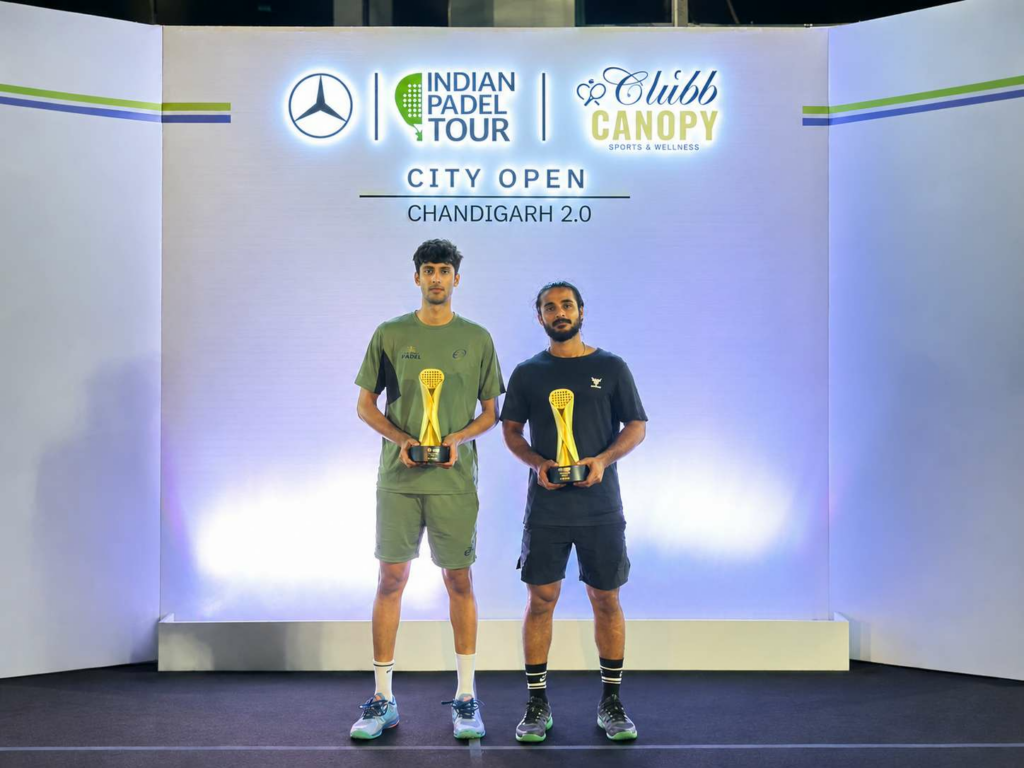 95 teams compete as Clubb Canopy concludes Mercedes-Benz Indian Padel Tour’s Chandigarh leg