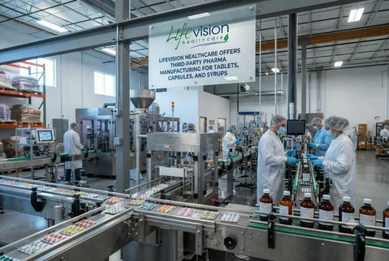 Lifevision Healthcare Offers Third-Party Pharma Manufacturing for Tablets, Capsules, and Syrups