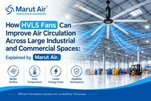 How HVLS Fans Can Improve Air Circulation Across Large Industrial and Commercial Spaces: Explained by Marut Air