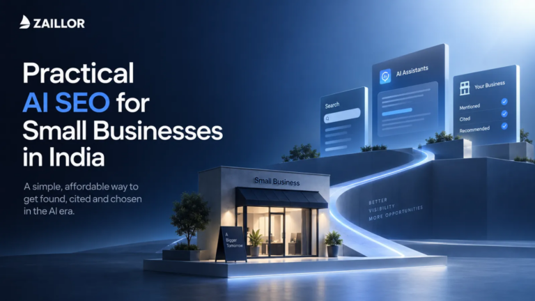 Zaillor launches an AI SEO implementation programme for small businesses at ₹3,999 per month