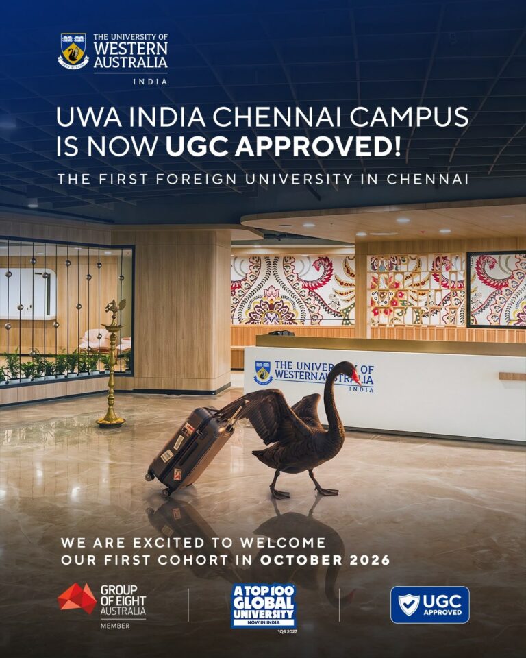 UWA India Chennai campus receives final approval