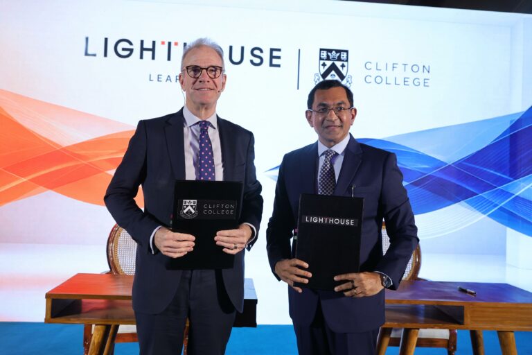 LIGHTHOUSE LEARNING ANNOUNCES PARTNERSHIP WITH CLIFTON COLLEGE, BRINGING 164 YEARS OF EDUCATIONAL LEGACY TO INDIA