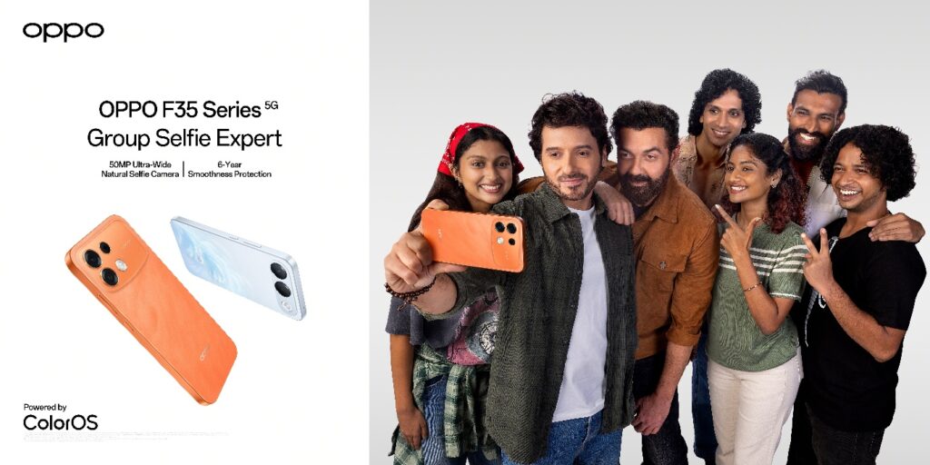 OPPO India Unveils ‘Jitna Bada Dil, Utni Badi Selfie’ Campaign ft. Bobby Deol and Divyenndu Sharma Ahead of the OPPO F35 Series Launch