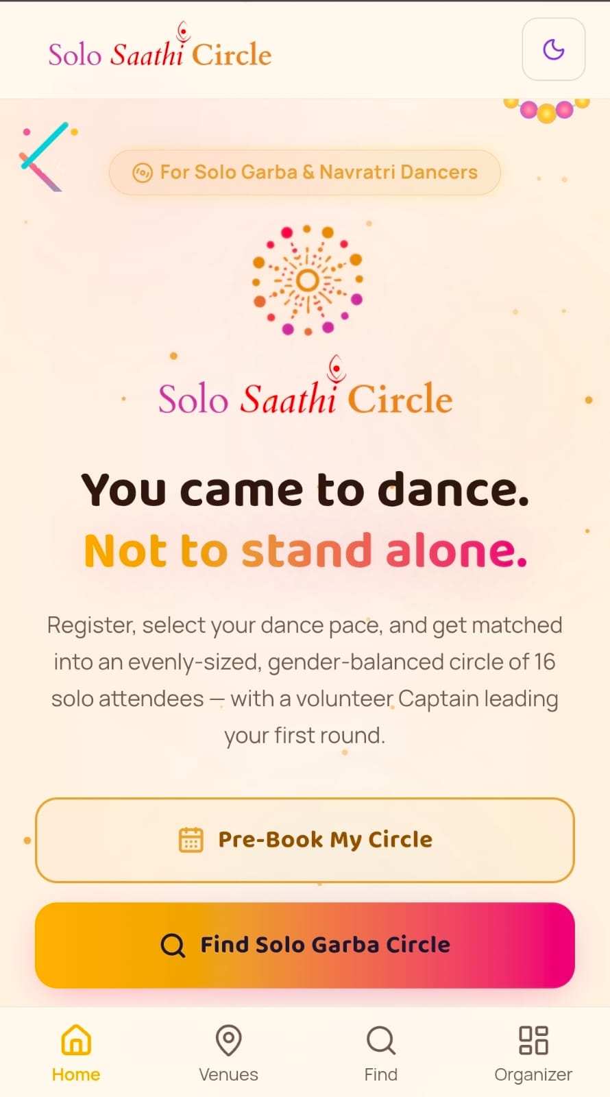 Navatri 2026 with AI: Solo Saathi Circle Launches India’s First Live-Event Grouping Platform integrated with AI
