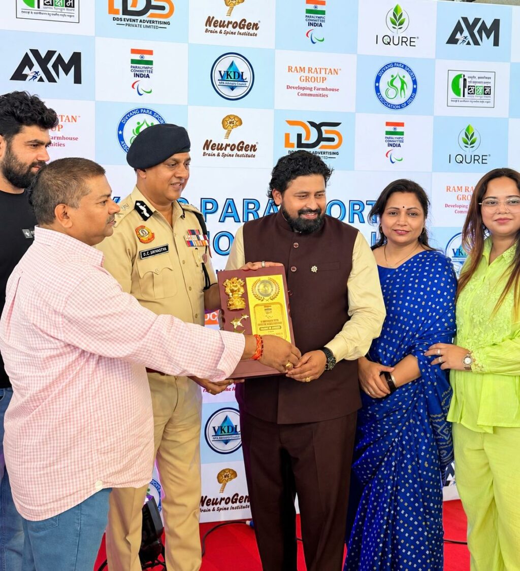 VKDL Group Chairman V. K. Dubey Honoured at 4th Delhi State Para Swimming Championship; Birthday Marks a Renewed Pledge to Serve & Empower Divyangs