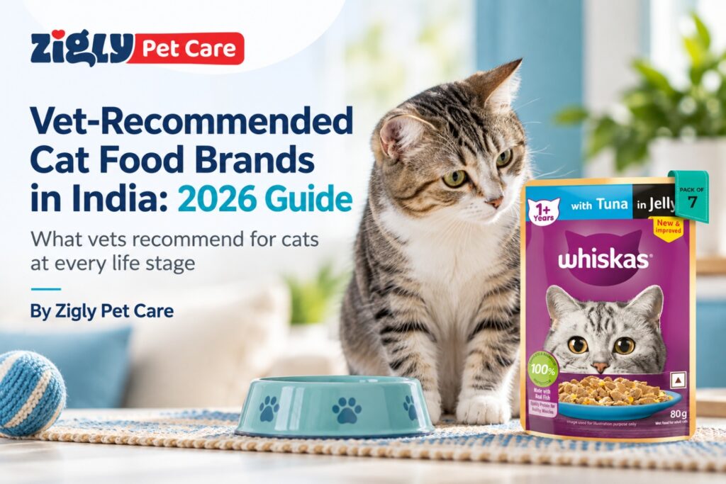 Vet-Recommended Cat Food Brands in India: The 2026 Guide by Zigly Pet Care